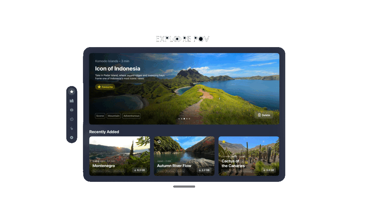Explore POV on Apple Vision Pro